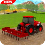 village farming game simulator android application logo